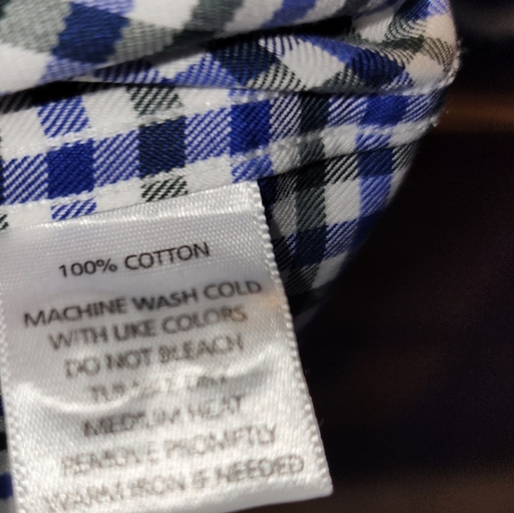 UNTUCKit Wrinkle Free Durif Shirt Button-up Plaid Cotton Longsleeve Men's XL - Picture 9 of 11